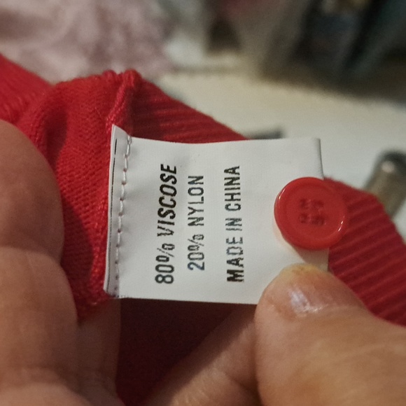 A.Jesdani Women's Button Down Crew Neck Long Sleeve Soft Knit Cardigan Sweater M - Picture 6 of 8